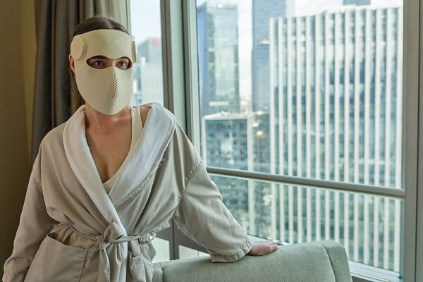 rojo oro — cordless laser + led face mask
